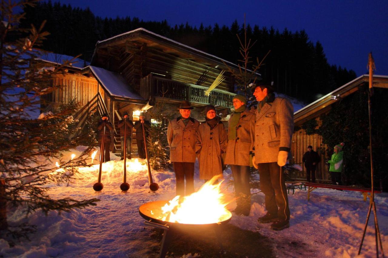 Naturhotel Huettenwirt Im Grossarltal Hüttschlag Esterno foto
