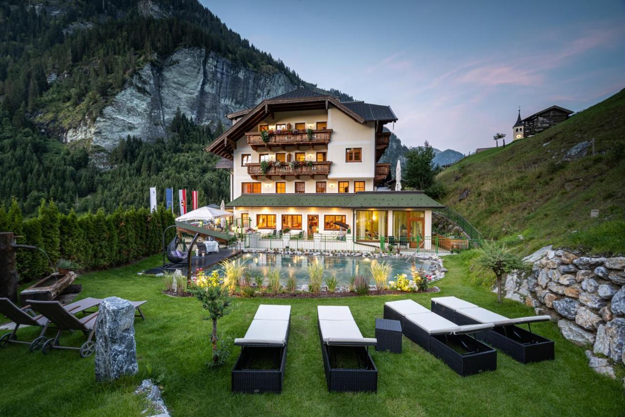 Naturhotel Huettenwirt Im Grossarltal Hüttschlag Esterno foto