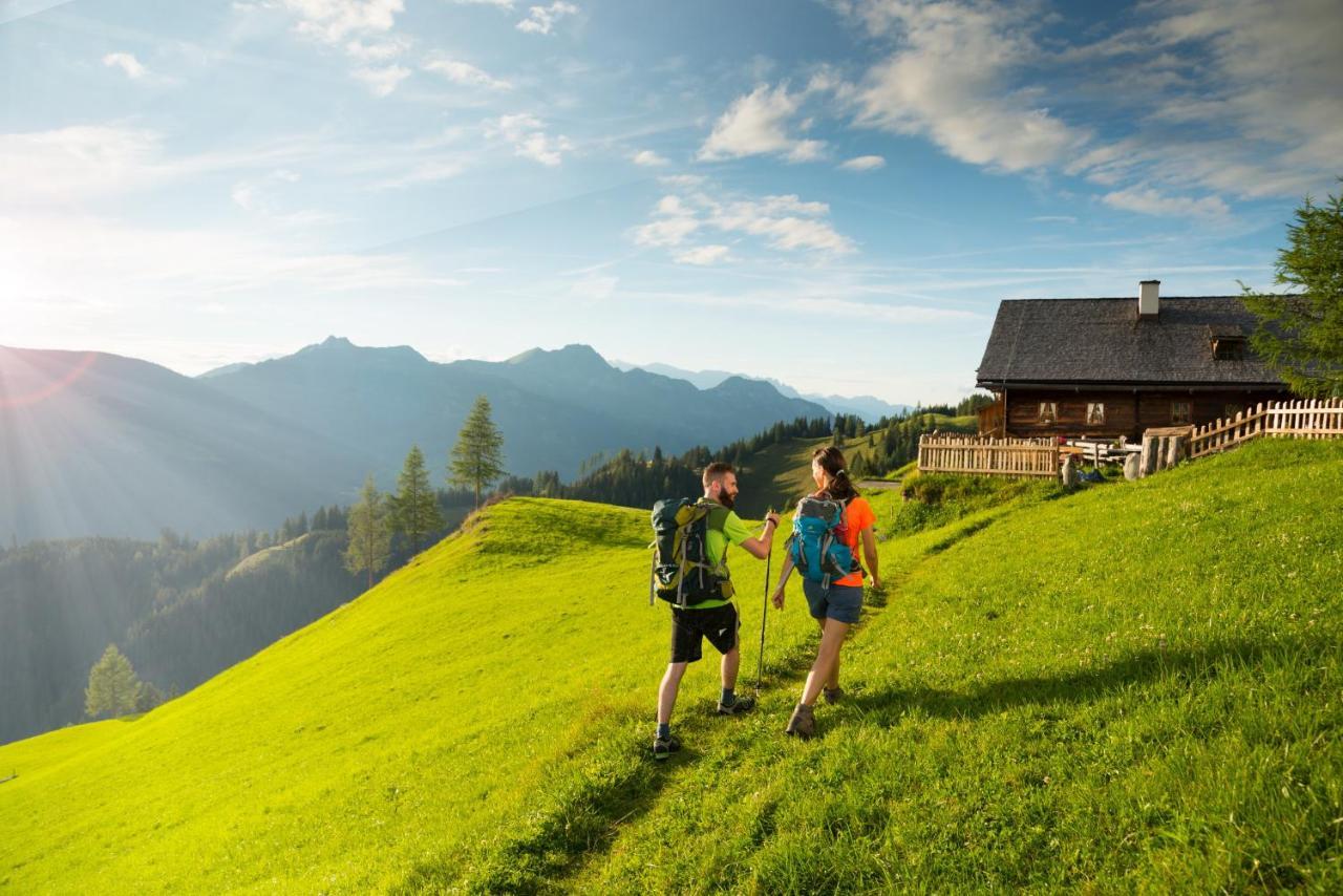 Naturhotel Huettenwirt Im Grossarltal Hüttschlag Esterno foto