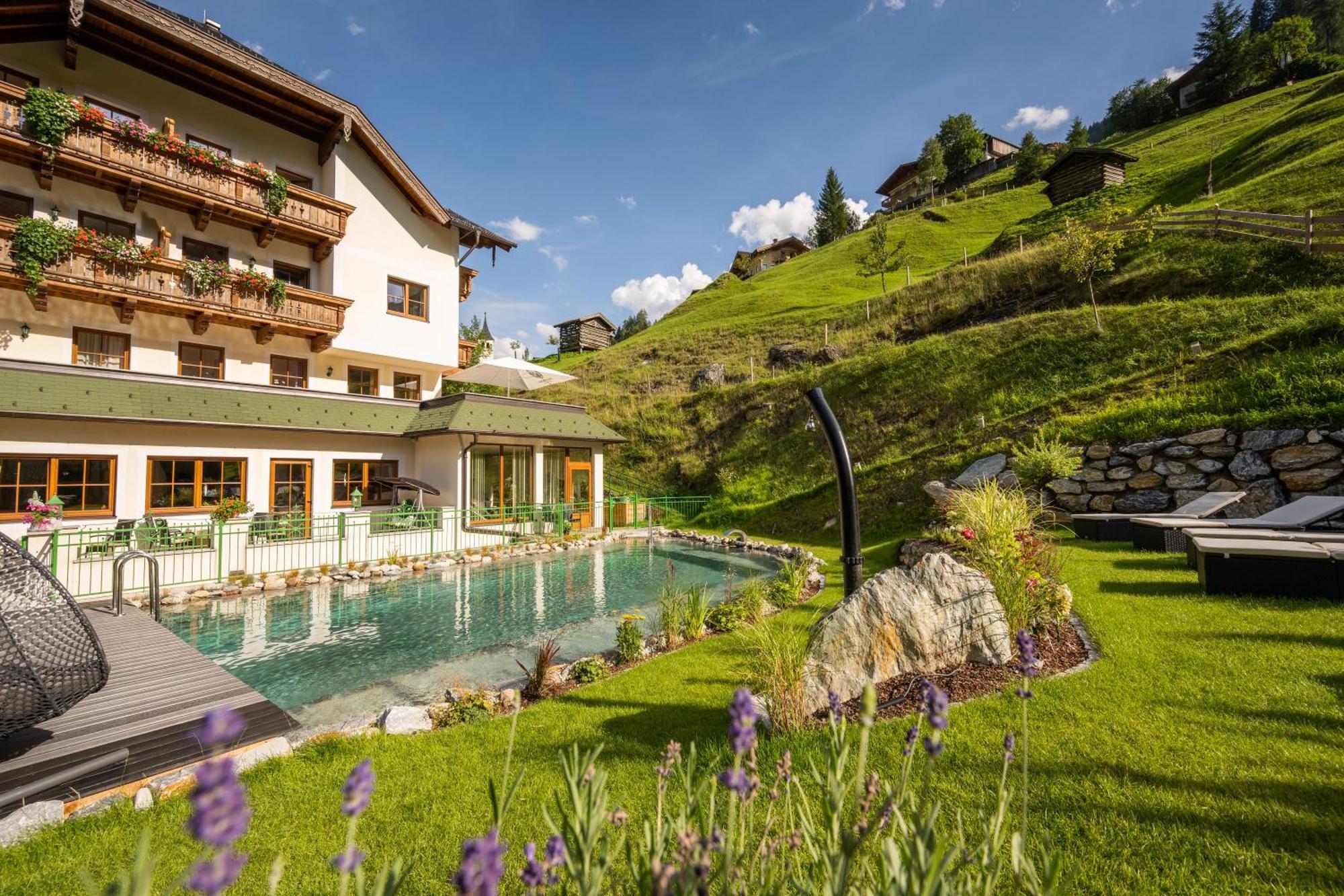 Naturhotel Huettenwirt Im Grossarltal Hüttschlag Esterno foto