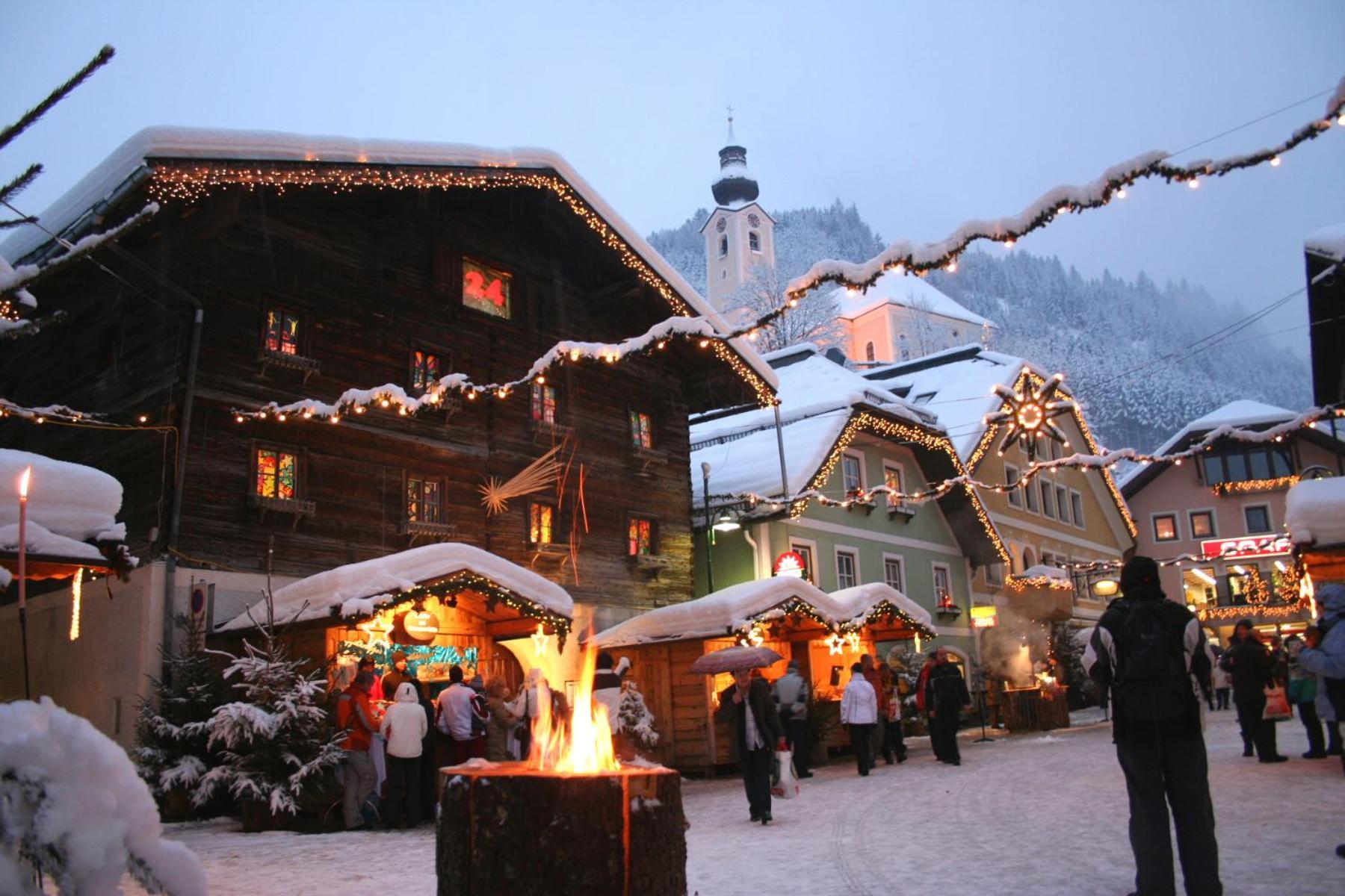 Naturhotel Huettenwirt Im Grossarltal Hüttschlag Esterno foto