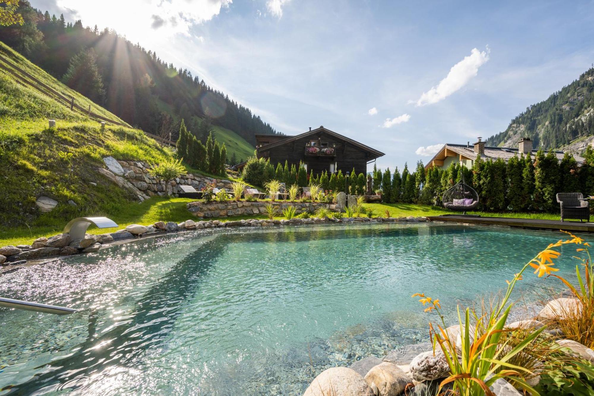 Naturhotel Huettenwirt Im Grossarltal Hüttschlag Esterno foto