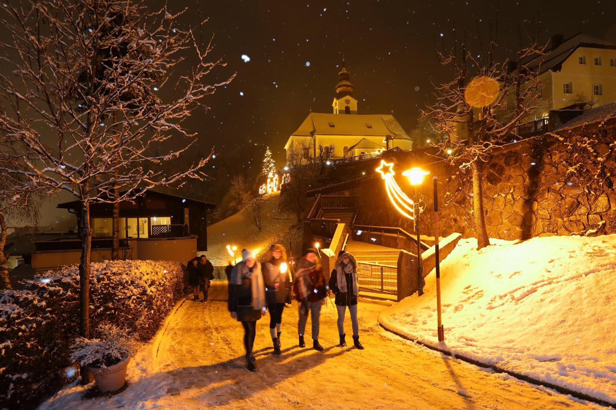 Naturhotel Huettenwirt Im Grossarltal Hüttschlag Esterno foto