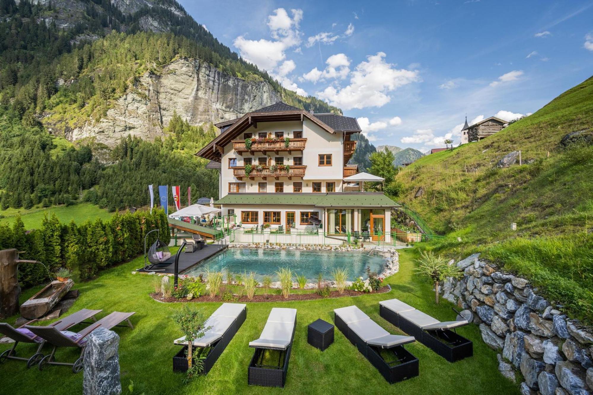 Naturhotel Huettenwirt Im Grossarltal Hüttschlag Esterno foto